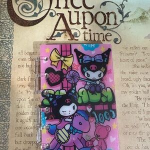 Kuromi Inspired Acrylic Notebook